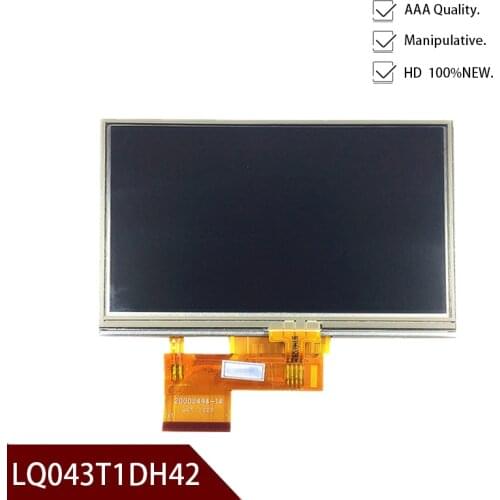 Original 4.3 inch TFT LCD Display Screen with Touch Panel LQ043T1DH42 WQVGA 480*272(RGB) Free Shipping