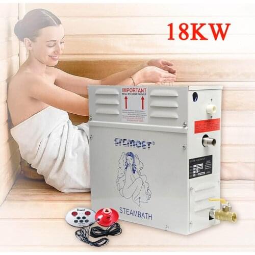 15KW/18KW Steam Generator Sauna Steam Bath Machine For Home Sauna Room SPA Fumigation Machine 220V/380V With Digital Controller