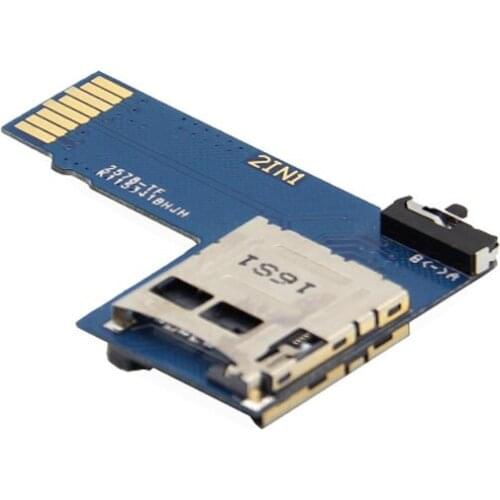Suitable for Raspberry Pi dual TF card converter dual system switcher 3B+/3B/2B/B