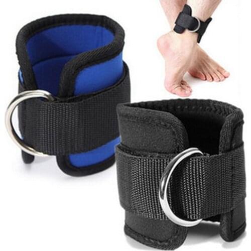 D-Ring Ankle Anchor Strap Belt Leg Strap Lifting Fitness Exercise Band Gym Cable Attachment Thigh Elastic Fitness Resistencia
