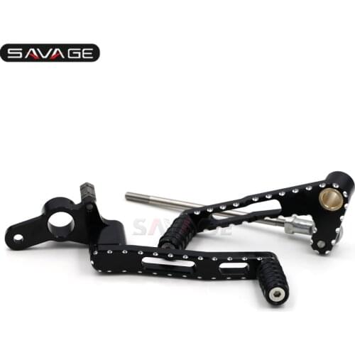 Rear Foot Brake Pedal Lever & Left Shift Lever For SUZUKI GSXR GSX-R 1300 HAYABUSA 1999-2020 16 17 18 19 Motorcycle Accessories