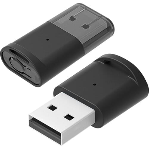 USB BT 5.0 Adapter Transmitter BT Receiver Audio BT Dongle Wireless USB Adapters With One Indicator Lighting For Computer PC New