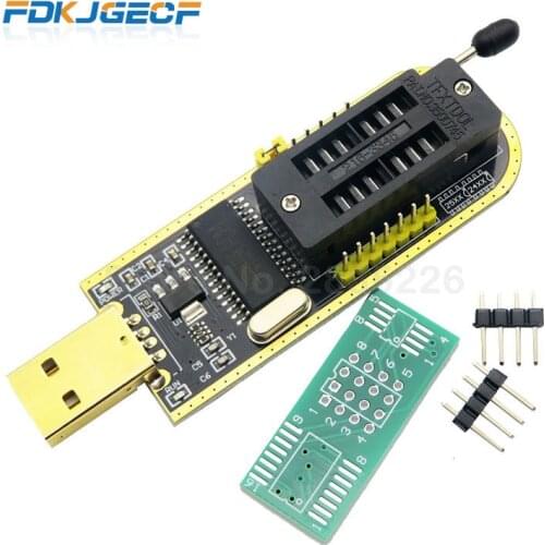 1pcs CH341A 24 25 Series EEPROM Flash BIOS USB Programmer with Software & Driver
