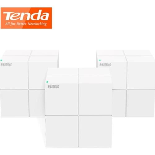 Tenda Nova MW6 WiFi Wireless Router Whole Home Mesh Gigabit WiFi System with 11AC 2.4G/5.0GHz WI-FI Repeater, APP Remote Manage