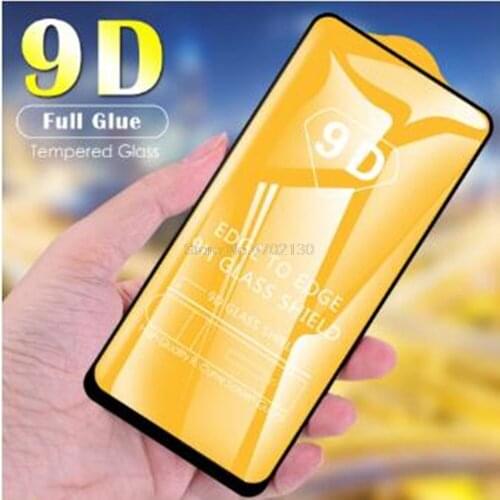 9D Glass Tempered Glass Screen Protector Full Cover Protective Film For OPPO Realme C1 C2 C3 C3i C11 C12 C15 C17 C20 C21 C25