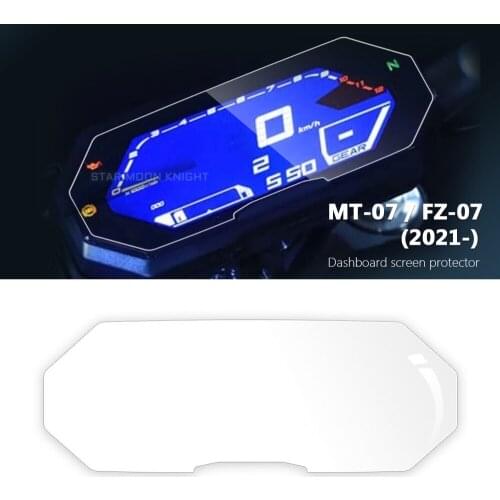 Motorcycle Scratch Cluster Screen Dashboard Protection Instrument Film For YAMAHA MT-07 MT07 FZ-07 FZ07 MT FZ 07 2021