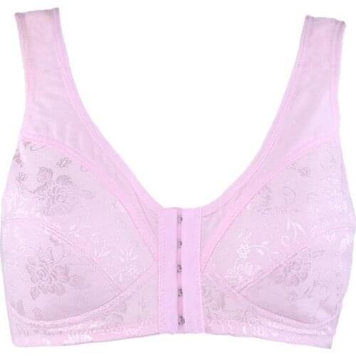 Front Hook Womens Bra Embroidered Brassiere Underwear Sexy Lingerie Bralette Plus size Bras