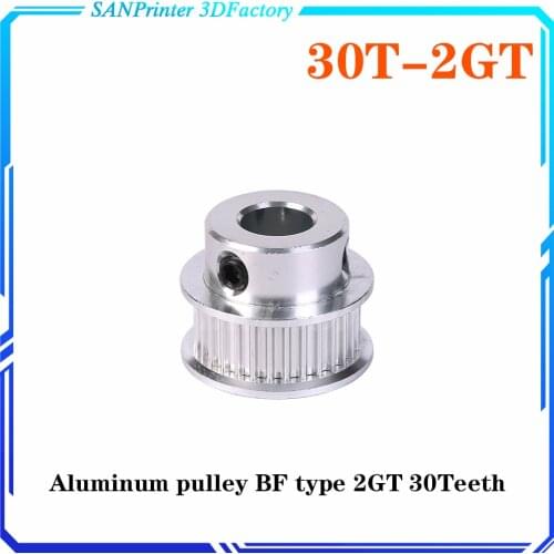 30 teeth GT2 Timing Pulley Bore 5mm 6mm 6.35mm 8mm for belt used in linear 2GT pulley 30Teeth 30T