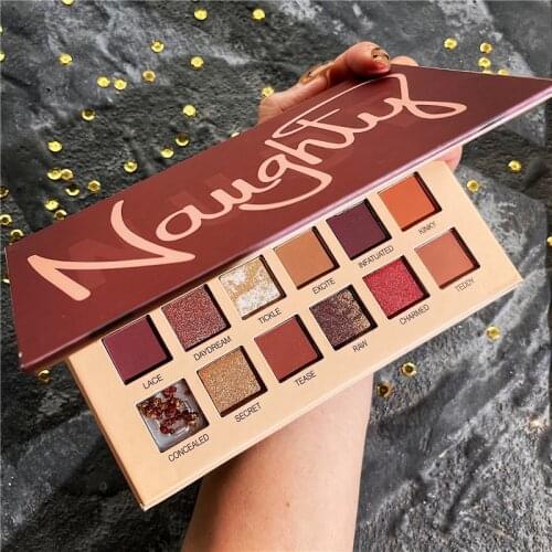 12 Color Eye Shadow P2021 alette 12 Colorful Artist Shimmer Glitter Matte Pigmented Powder Pressed Eyeshadow Makeup Kit