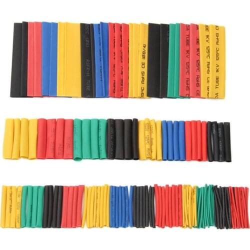 164/328pcs Polyolefin Shrinking Assorted Heat Shrink Tube Wire Cable Insulated Sleeving Tubing Set 2:1 Tool Repair Phone Wire