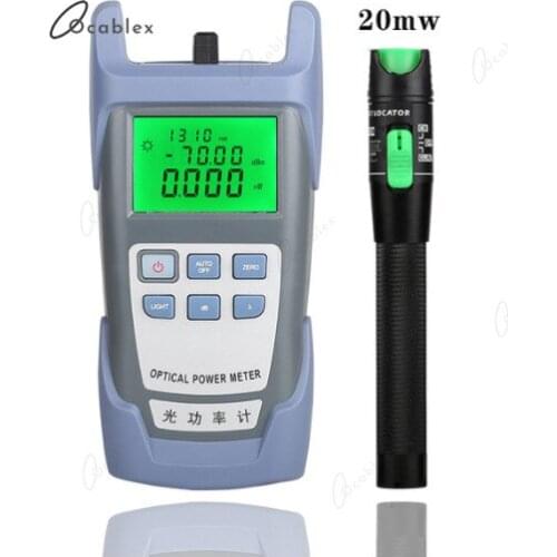 2 In1 FTTH Fiber Optic Tool Kit VFL Fiber Optical Power Meter 70～+10dbm And 30MW Visual Fault Locator Fiber Optic Test Pen