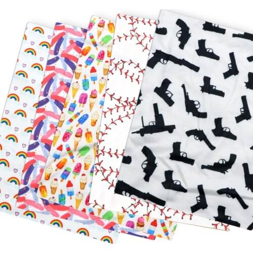 Baseball Softball Flag Swimwear Cotton Fabric Sewing Quilting Fabrics Needlework Material DIY Handmade Cloth,c13690