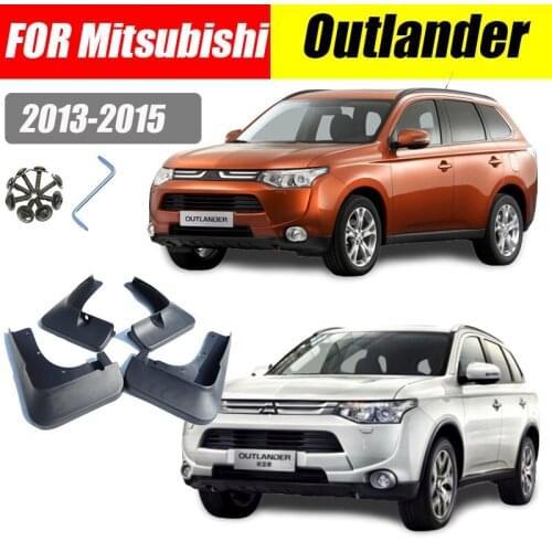 Mud flaps For Mitsubishi Outlander 2013-2015 Mudguards Fender Outlander Mud flap Splash Guard Fenders Car accessories Front Rear