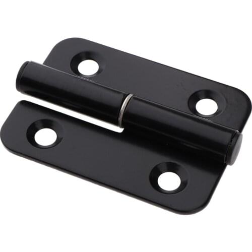 Black Iron Marine Door Hinge for Boat Cabinet Deck Durable Hardware