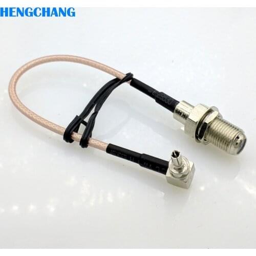 CRC9 to F female Coaxial RF Pigtail Cable Adapter 15cm RG316 cable 10pcs/lot