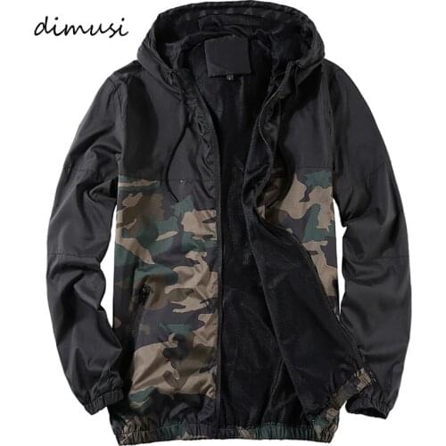 DIMUSI Mens Camouflage Jackets China