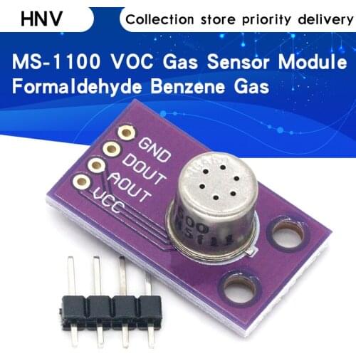 CJMCU-1100 MS1100 MS-1100 VOC Gas Sensor Module Formaldehyde Benzene Concentration Gas Induction 100mA Breakout for Arduino