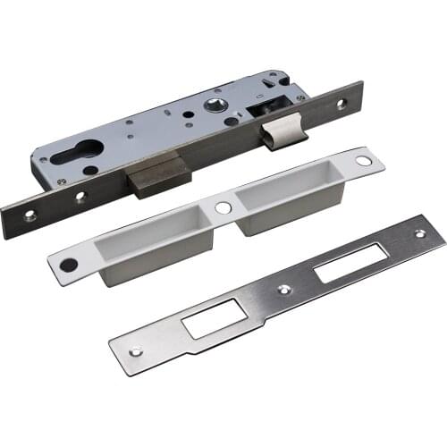 RML-06 Backset 20/25/30/35mm European Mortise Door Lock Body frame sliding steel security entrance door fittings for bedroom