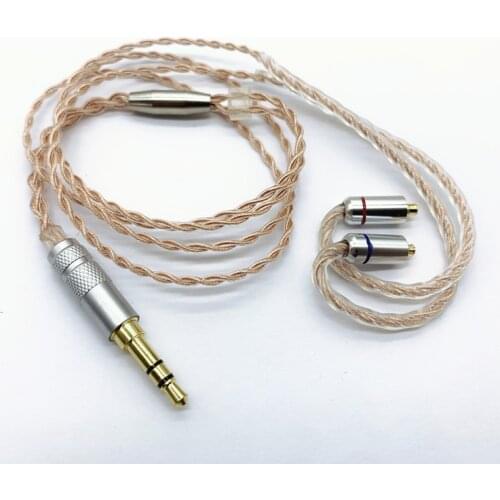Short earphone wire diy earphone wire 45cm-50cm mmcx ie80 im50 ue900 tf10 A2DC