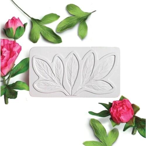 Petal Silicone Mould DIY Fondant Cake Decoration Mould Gummy Dry Pes Clay Crafts Mould