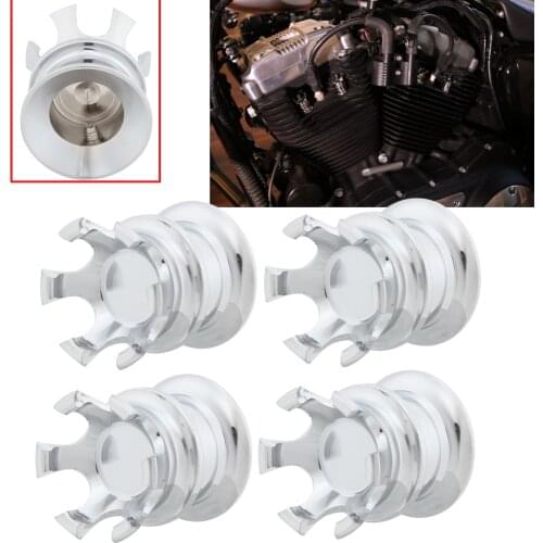 Motorcycle Imperial Crown Head Bolt Topper Cover Cap Engine Cover Trim For Harley Softail Dyna Sportster XL883 Big Twin 1340 Evo