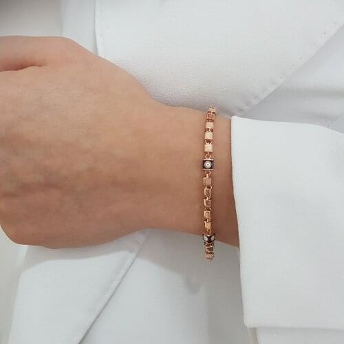 New Fashion Luxury Evil Eye Bracelet For Women Silver 925 High Quality Good Luck Gift Special Party Fine Jewelry