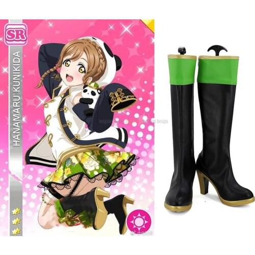 Kunikida Hanamaru Cosplay Boots Love Live Sunshine Cosplay Shoes Custom Made Any Size