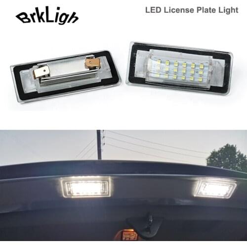 2pcs LED Number License Plate Lights Lamps Car Accessories For Audi TT MK1 8N Roadster 8N9 Coupe 8N3 99-06 Suber Bright No Error