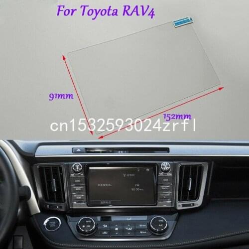 Internal Accessories 7 inch Car GPS Navigation Screen HD Glass Protective Film For Toyota RAV4