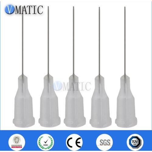 Free Shipping 100Pcs Dispensing Needles Luer Lock Blunt Needle 27G 1 Inch Length Tip