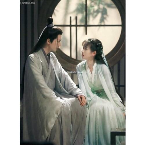 2021 traditional chinese clothing love and redemption costume tv hanfu dance costume film drama improved men hanfu women outfit
