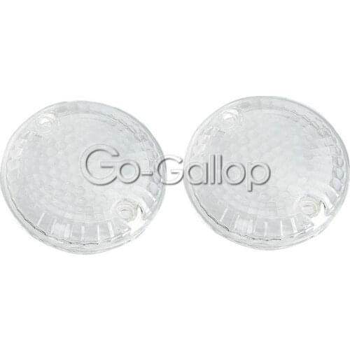 2x Clear Motorcycle Turn Signal Lens For Suzuki Boulevard Intruder Volusia Marauder C50 C90 M50 M90 VL700 VL1400 1986-2003