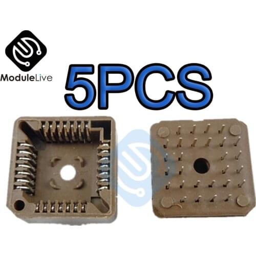 5PCS PLCC28 DIP IC Socket Straight 28 pins