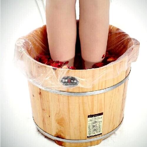 80Pcs/Pack Disposable Foot Tub Liners Bath Basin Bags for Feet Pedicure Foot Detox SPA Heat Preservation Accessories