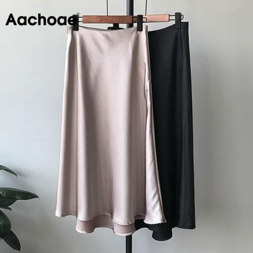 Женские осенние юбки Aachoae China At AliExpress