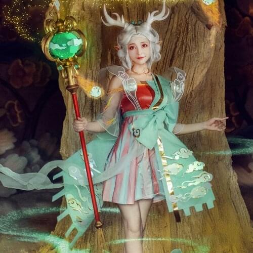 Anime Games New Arrivals Homor of Kimgs Cosplay Yao Cute Deer Dress Costume Set