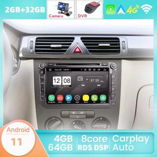 Car Multimedia Player 2 Din Car DVD For VW/Volkswagen/Golf/Polo/Tiguan/Passat/b7/b6/SEAT/leon/Skoda/Octavia Radio GPS DAB DSP
