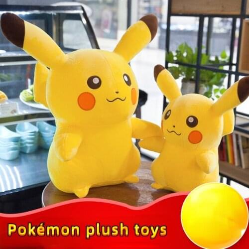 Large 65cm Pikachu Doll Girl Sleeping Rag Doll Pillow Bed Doll Plush Toy Girl Boy Cute Pikachu Plush