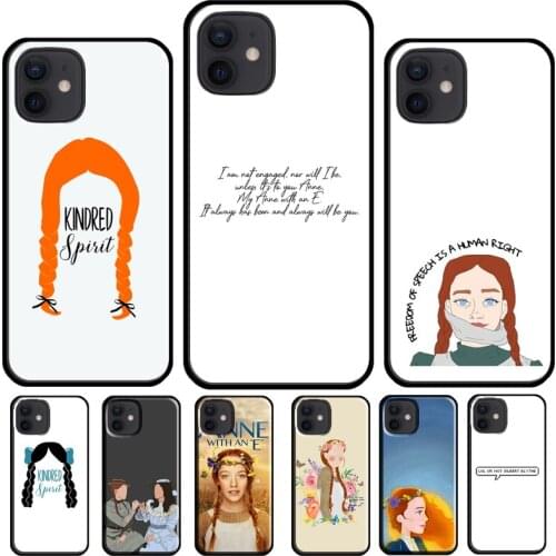 Anne with an E Soft TPU Cover For iPhone XR X XS 11 12 Pro Max 12 Mini SE 2020 6S 7 8 Plus Phone Case