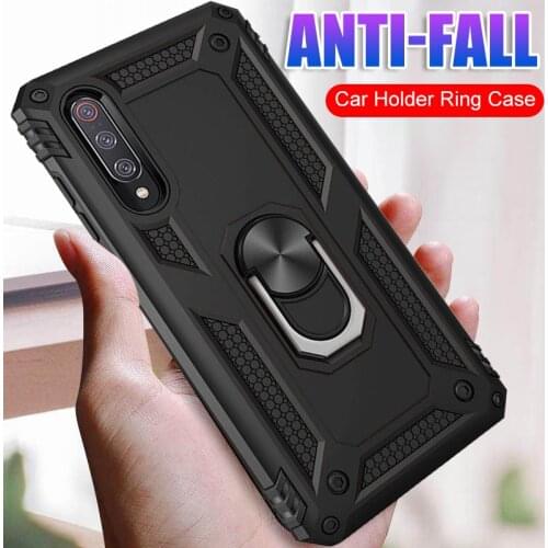 Metal Ring Stand Holder Cover For Xiaomi Redmi Note 9S 8T 7 8 Pro 8A K30 K20 Pro Mi 9 SE A3 Lite Mi 10 Note 10 Pro CC9 CC9E Case