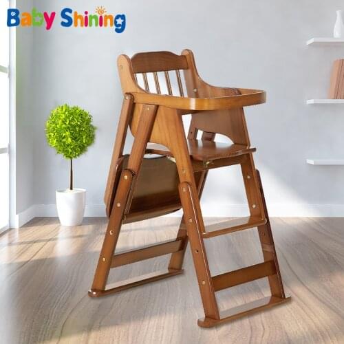 Baby Shining Baby Dining Chair Kids Feeding Chair Foldable Height Adjustable Childrens Chair Multifunctional Seat