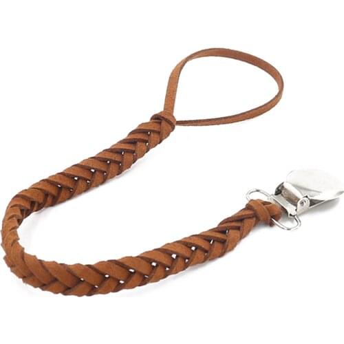 Hot Sale 1PC Pacifier Clips Chain Pacifier Holder Braided Clip Nipple Holder Soother Chain For Infant Baby Feeding