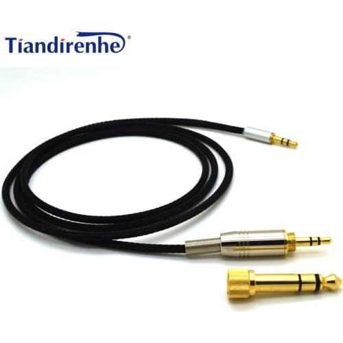 Cable for Beyerdynamic Custom One Pro / Plus Headphones Replacement Oxygen-free Copper Audio Cable Cords 3.5mm To 6.35mm Jack