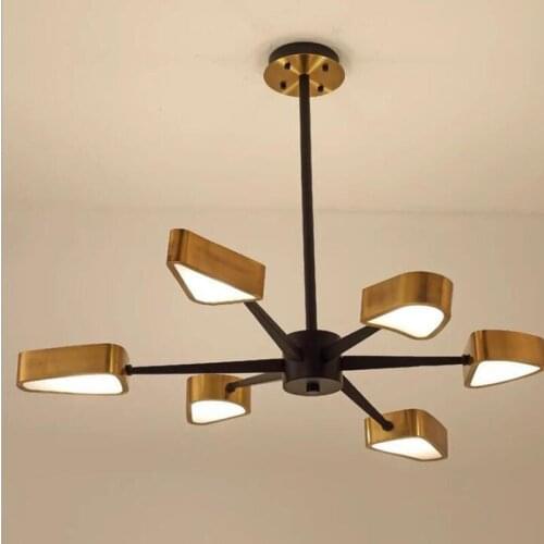 L Nordic postmodern minimalist atmospheric chandelier creative personality style clothing store bar restaurant dining room LED