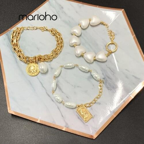 Marioho Golden Bracelets