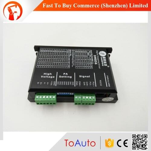 NEW CNC Stepper Drive 2ph 2.1~5.6A 18~80VDC Matching Nema23 34 Motor DM856 Leadshine
