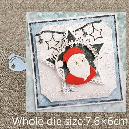 New Design Craft Metal Cutting Die die cuts Santa Claus circle decoration scrapbook Album Paper Card Craft Embossing die cuts