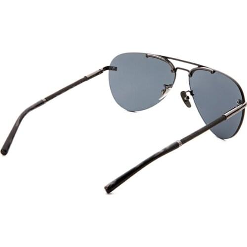 Stylish nylon polarized silver sunglasses women men high level dark green lens sunglasses box accessories elegant glasses 8126sy