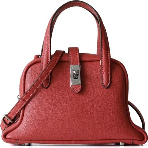 OUSSON New Design Leather Tote Handbag Fashion Exquisite Female Retro Crossbody Bag For Woman