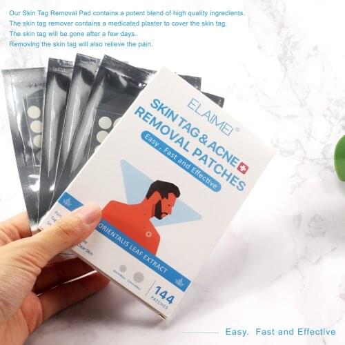 144pcs Skin Wart Removal Patch Mole Cleansing Sticker Kit Skin Care Tools Extract Foot Corn Plaster Acne Warts Sticker